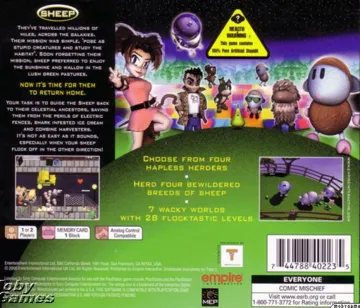 Sheep (US) box cover back